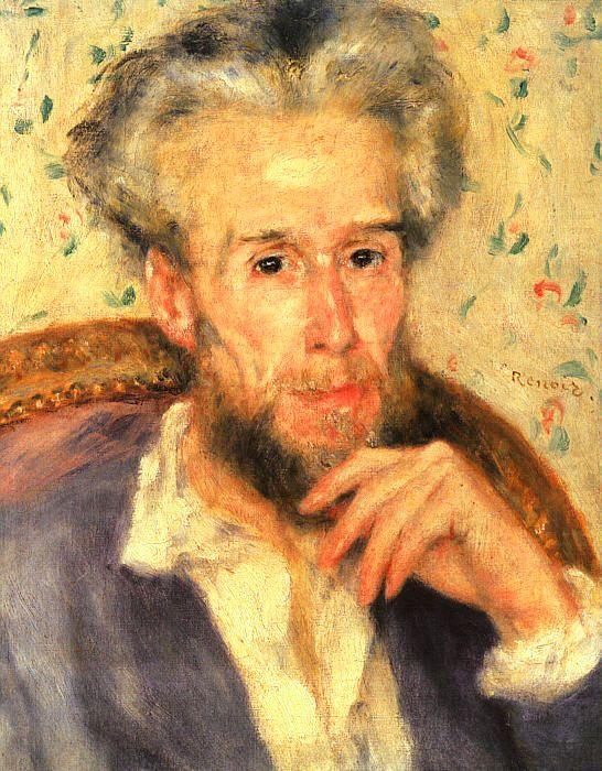 Portrait of Victor Chocquet, Pierre Renoir
